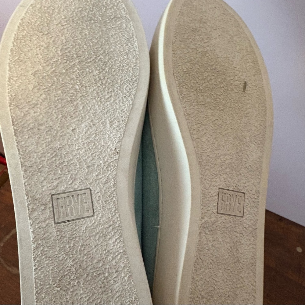 Frye Lena Suede Zip Sneakers with Zipper - Picture 6 of 7